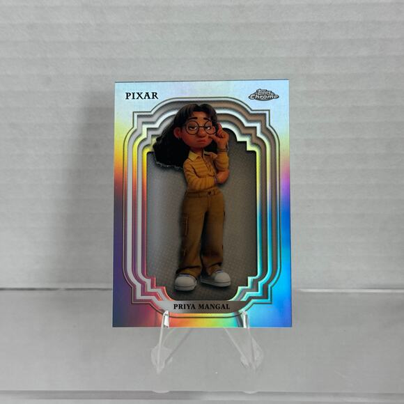Disney Topps Chrome 2024 Priya Mangal Refractor Turning Red 194 - Picture 3 of 4